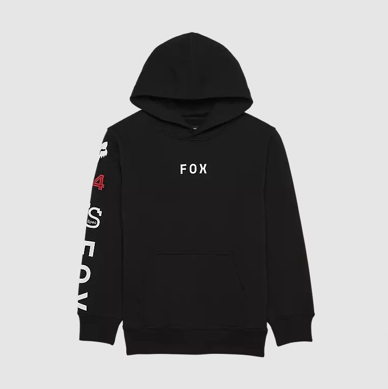 Fox Racing Youth Race Spec Pullover Hoodie Size YM, Black
