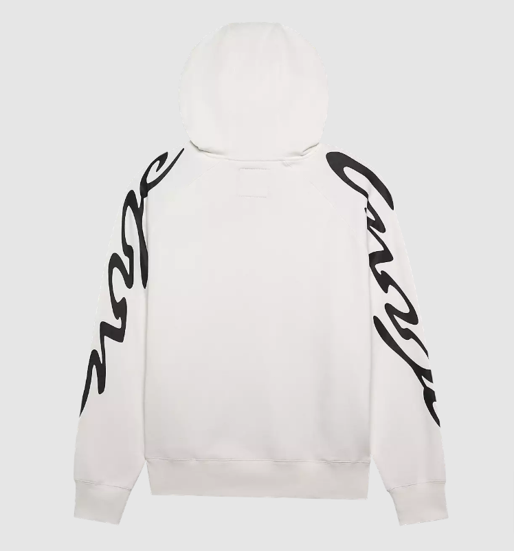 Fox Racing Energy Face Medium Oversized Pullover Hoodie, White