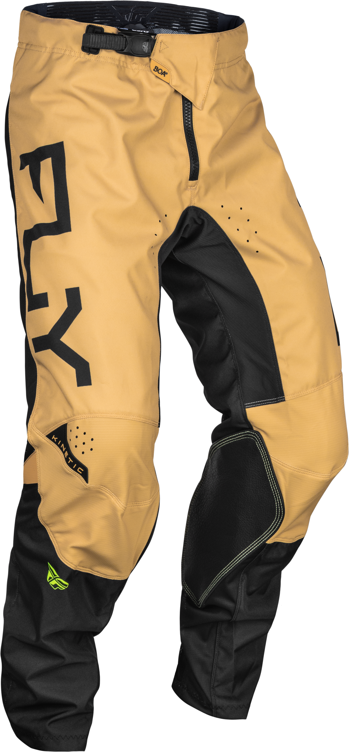 Fly Racing Kinetic Reload Khaki/Black/Hi-Vis Adult Moto Gear Set - Pant and