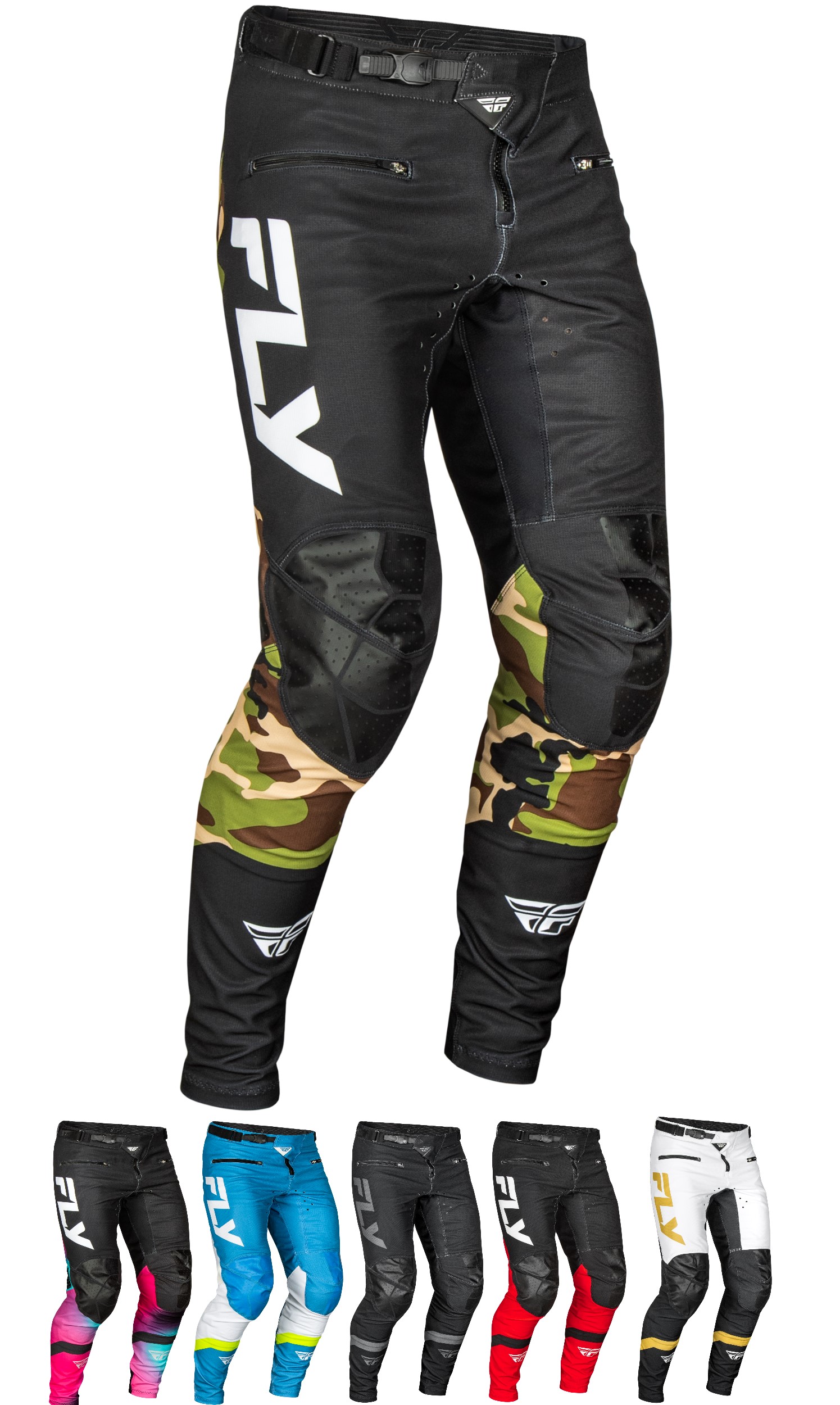 Fly Racing Rayce Mountain Bike BMX  Pants - Protective Pants for Dirt Bike,