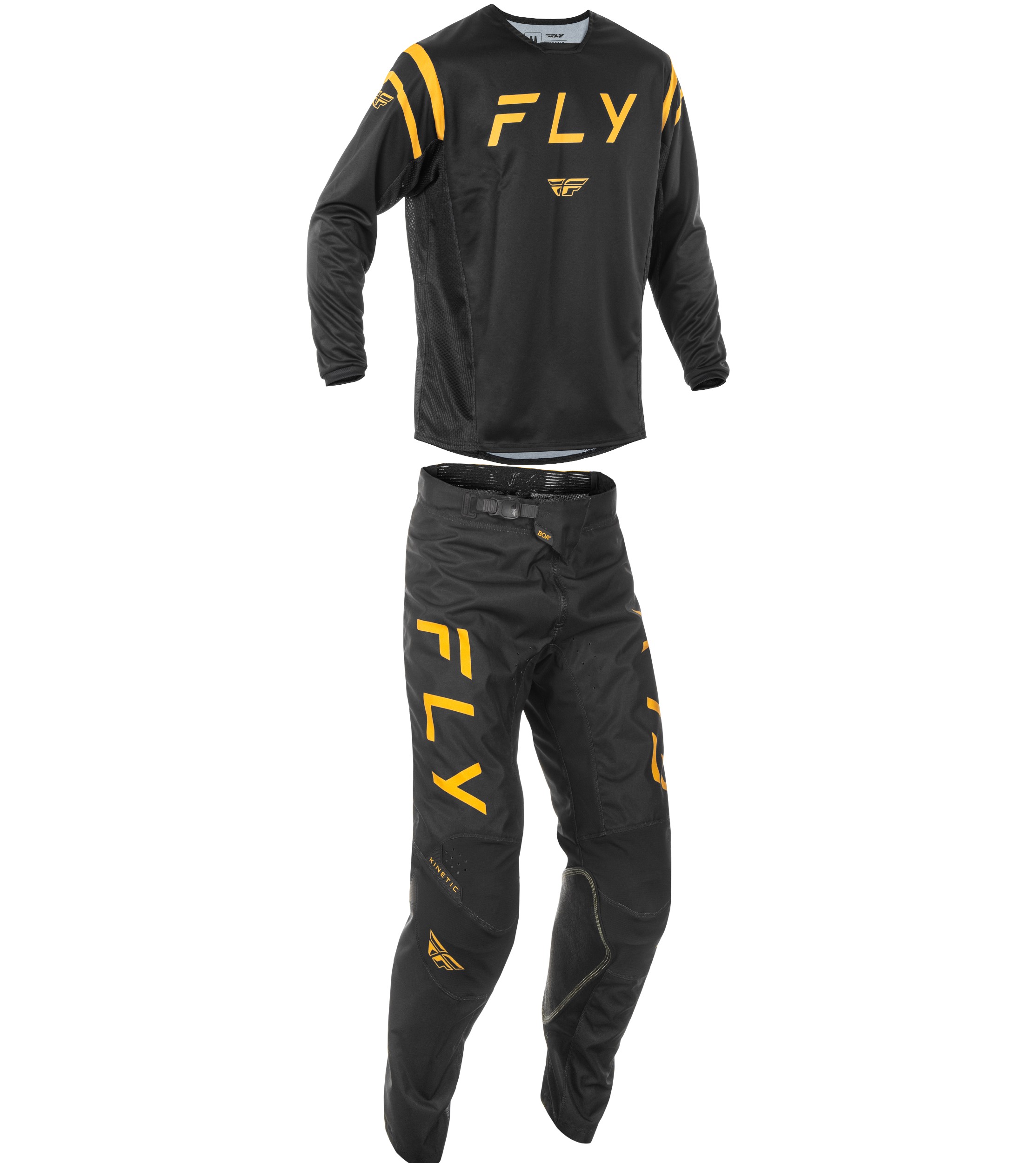Fly Racing Kinetic Center Men's Moto Gear Set - Pant and Jersey Combo - Picture 2 of 19