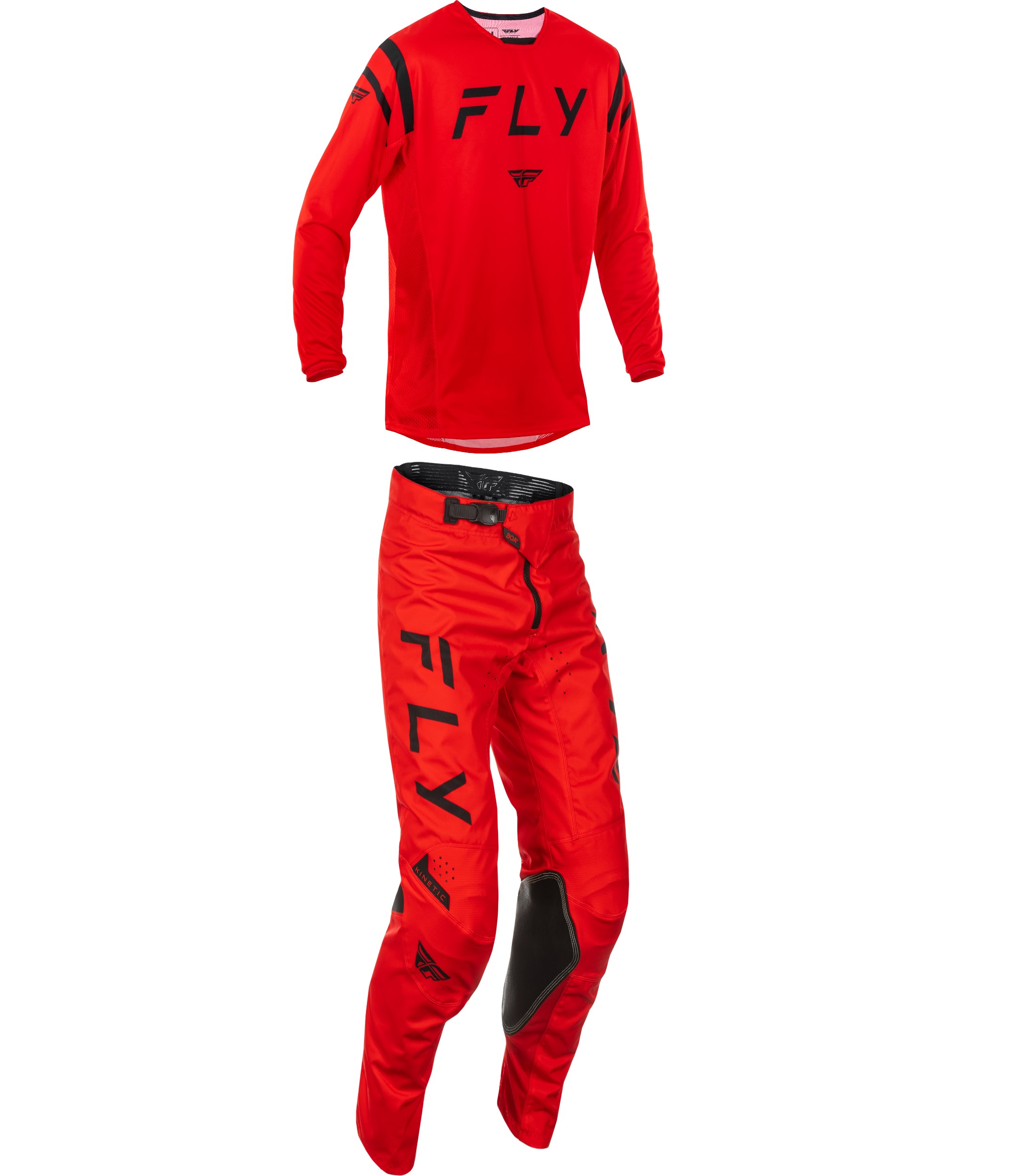 Fly Racing Kinetic Center Men's Moto Gear Set - Pant and Jersey Combo - Picture 14 of 19