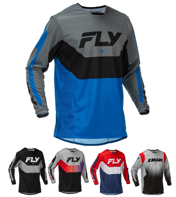 Fly Racing Kinetic Motocross Jersey, Durable Racing MX Gear