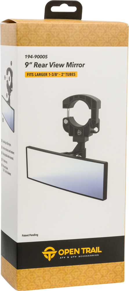 OPEN TRAIL 9" CLAMP REAR VIEW MIRROR