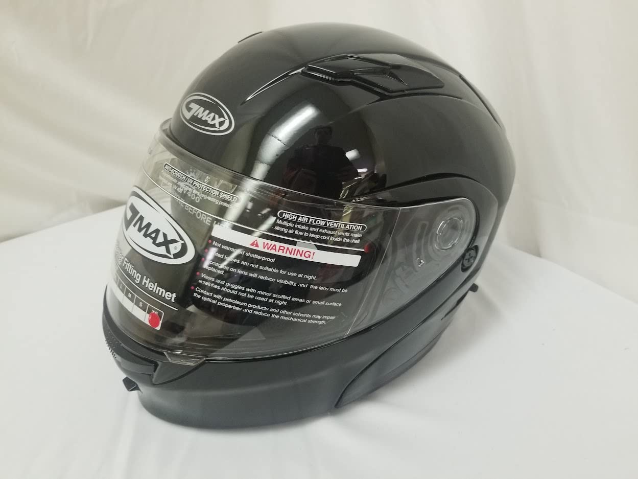 GMAX MD-01 Dual Sport Modular Helmet (Black, X-Small)