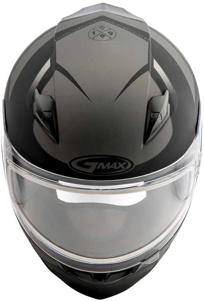 GMAX FF-49 Full-Face Berg Snow Helmet (SZ Large, Matte Black/Silver)
