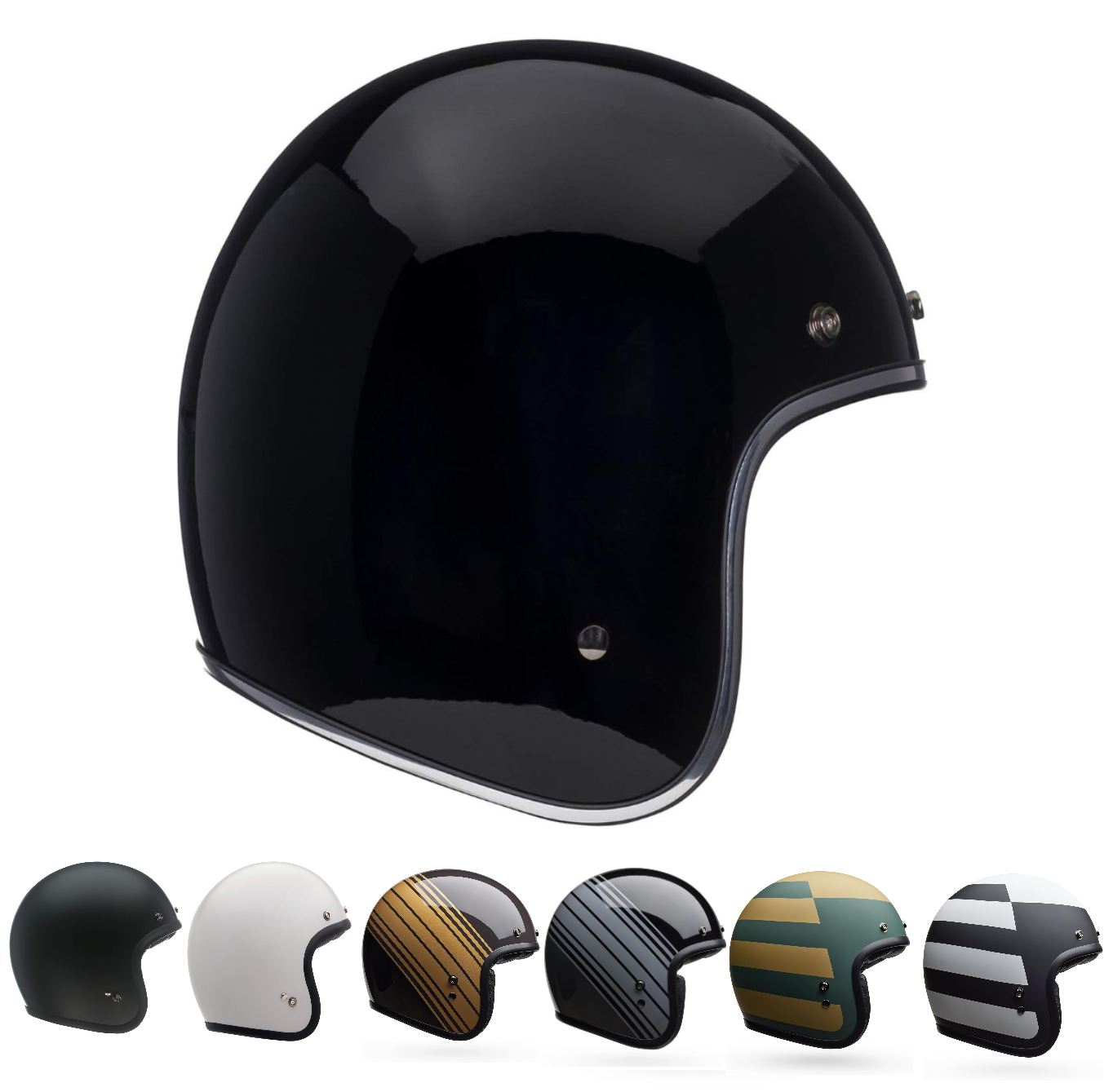 Bell Custom 500 3/4 Helmet - 3/4 Helmet for Motorcycle Riding