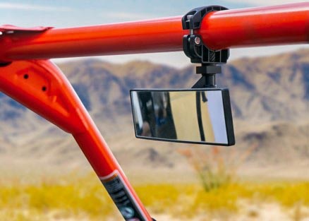 OPEN TRAIL 9" CLAMP REAR VIEW MIRROR