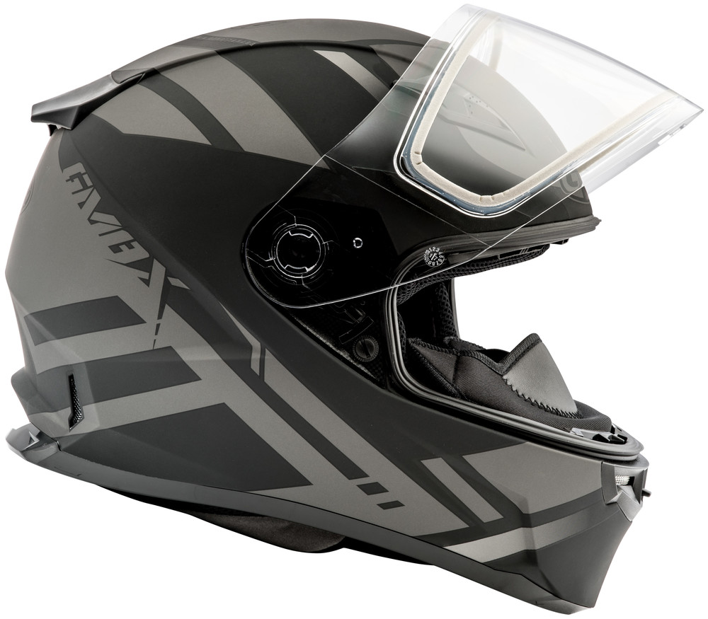 GMAX FF-49 Full-Face Berg Snow Helmet (SZ Large, Matte Black/Silver)