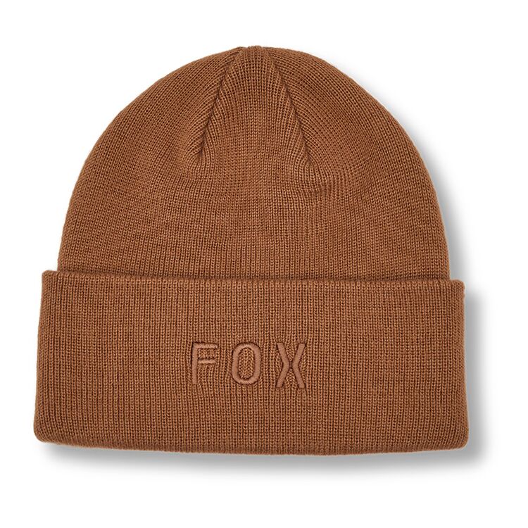 Fox Racing Wordmark Beanie Walnut | MTB, Snow - Warmth & Bold Style