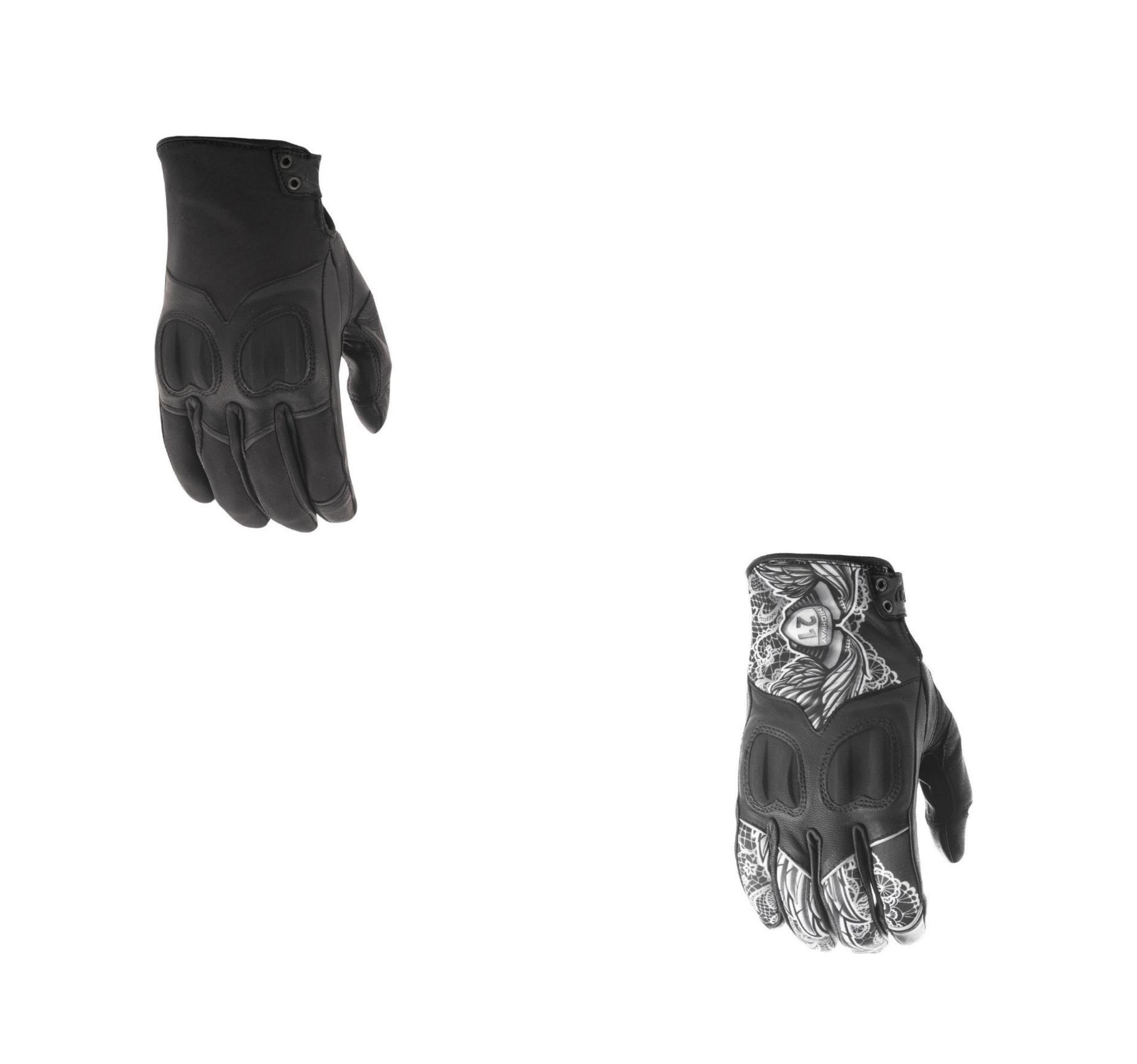 Highway 21 Women's Vixen Motorcycle Riding Gloves