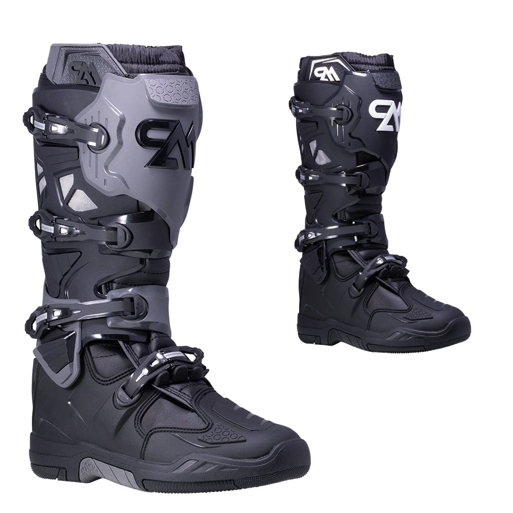Pure Adrenaline Hydraulic Protective Motocross Boots for Dirt Bike, Motorcycle,