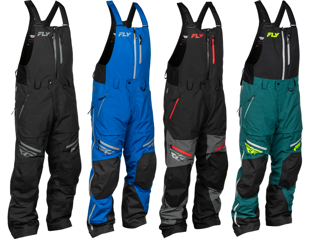 Fly Racing Incline Snow Bib – Waterproof, Windproof Snow Pants Mens Snowmobile