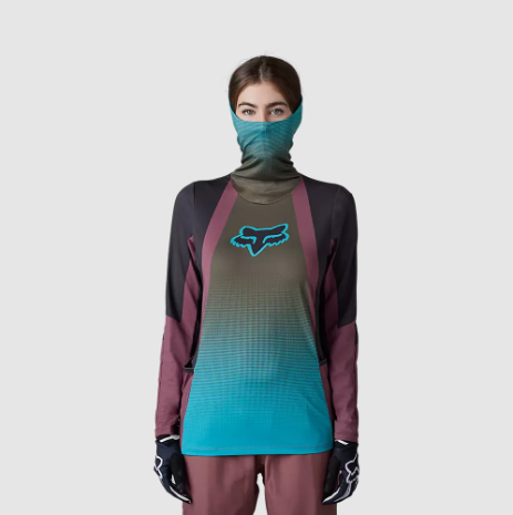 Fox Ranger Drive KRUX Jersey Women’s Teal Small | MTB Fit & Breathability