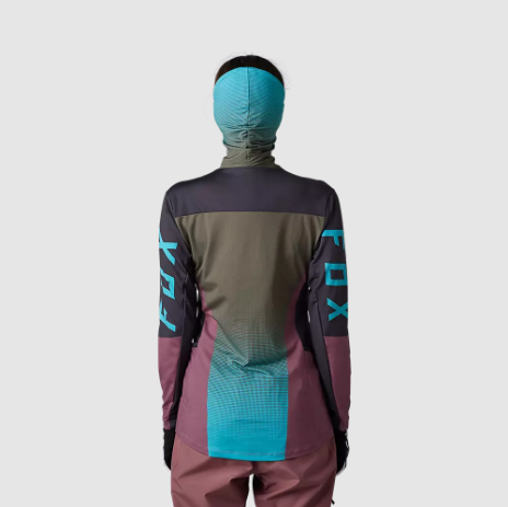 Fox Ranger Drive KRUX Jersey Women’s Teal Small | MTB Fit & Breathability