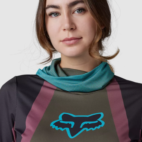 Fox Ranger Drive KRUX Jersey Women’s Teal Small | MTB Fit & Breathability