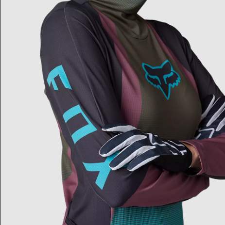 Fox Ranger Drive KRUX Jersey Women’s Teal Small | MTB Fit & Breathability