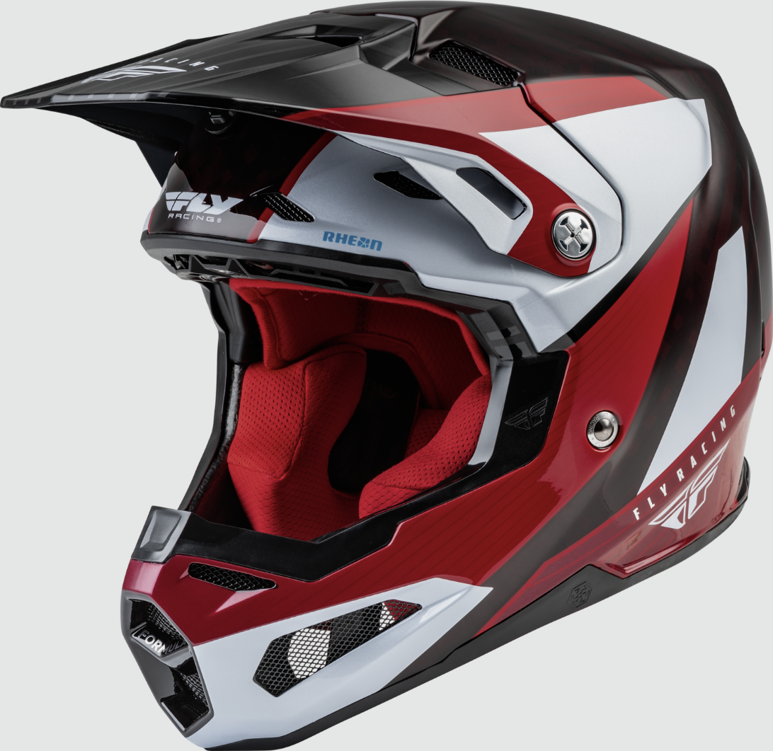 Fly Racing 2022 Adult Formula Carbon Prime Red/White/Red-XS | MX UltraLight
