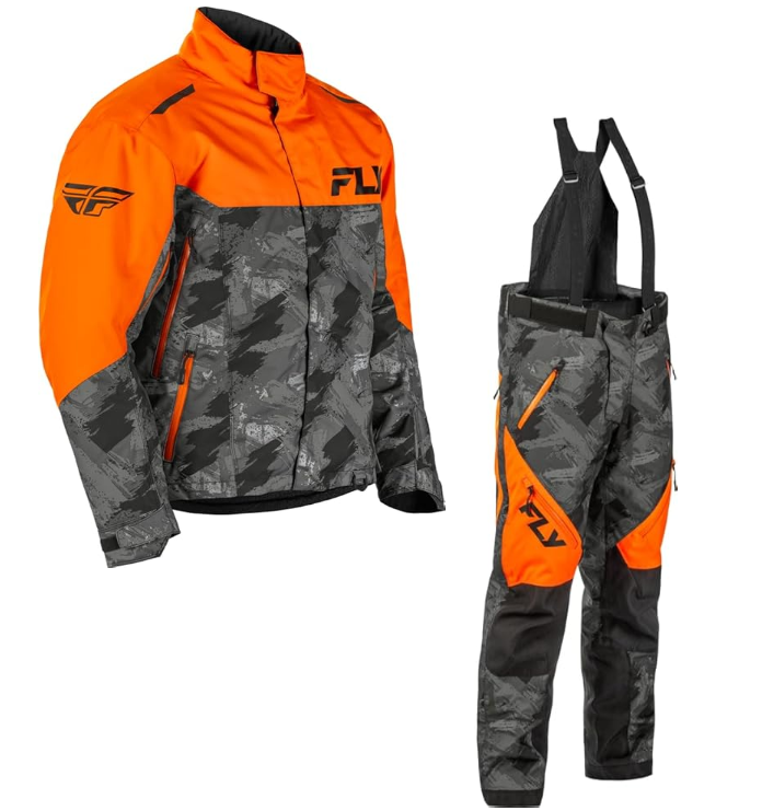 Fly Racing SNX Pro Snowmobile Suit Men’s Jacket & Bib Set with Liners - Picture 26 of 41