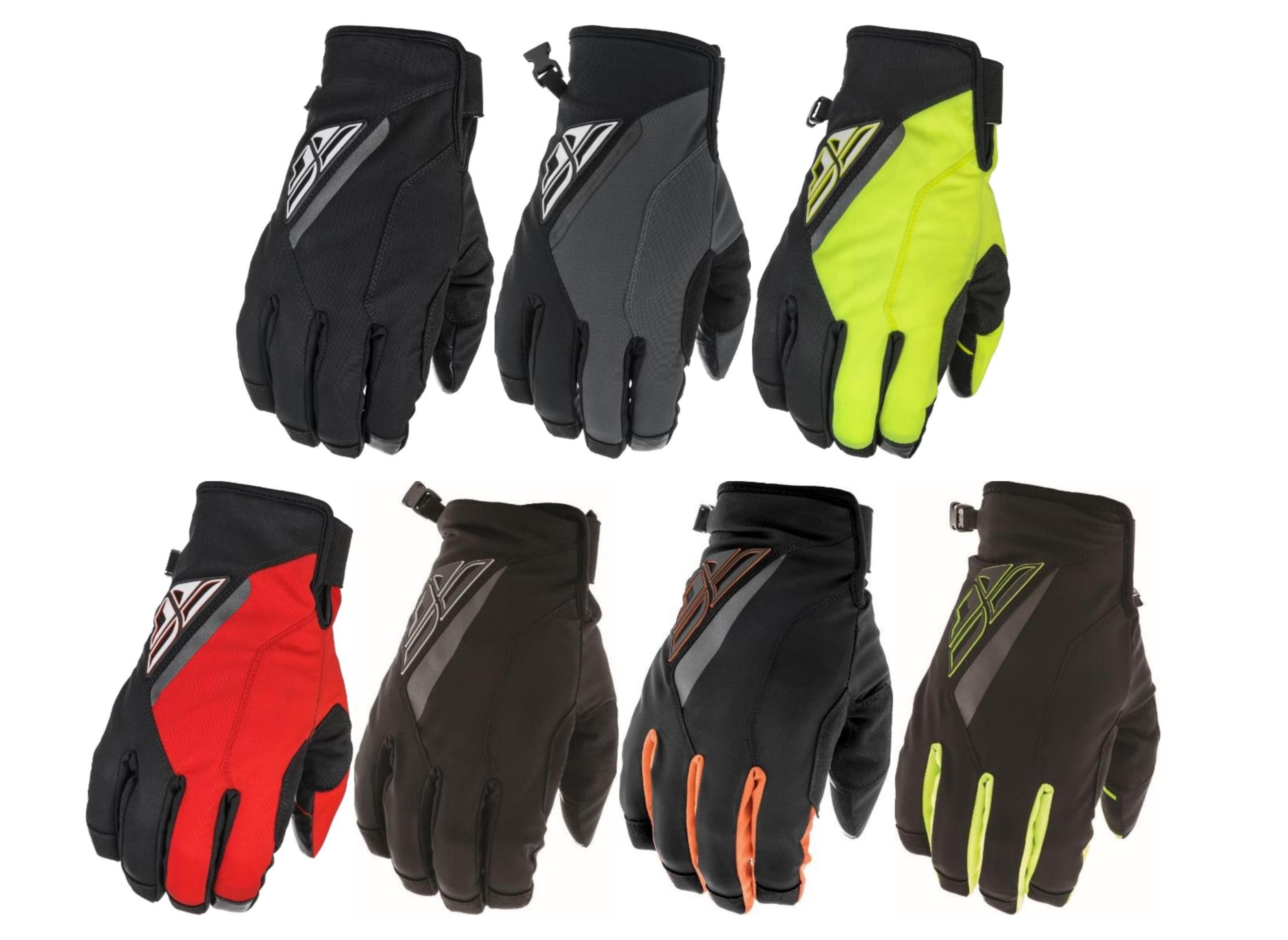 Fly Racing Title Winter & Cold Weather Gloves - Windproof, Waterproof,