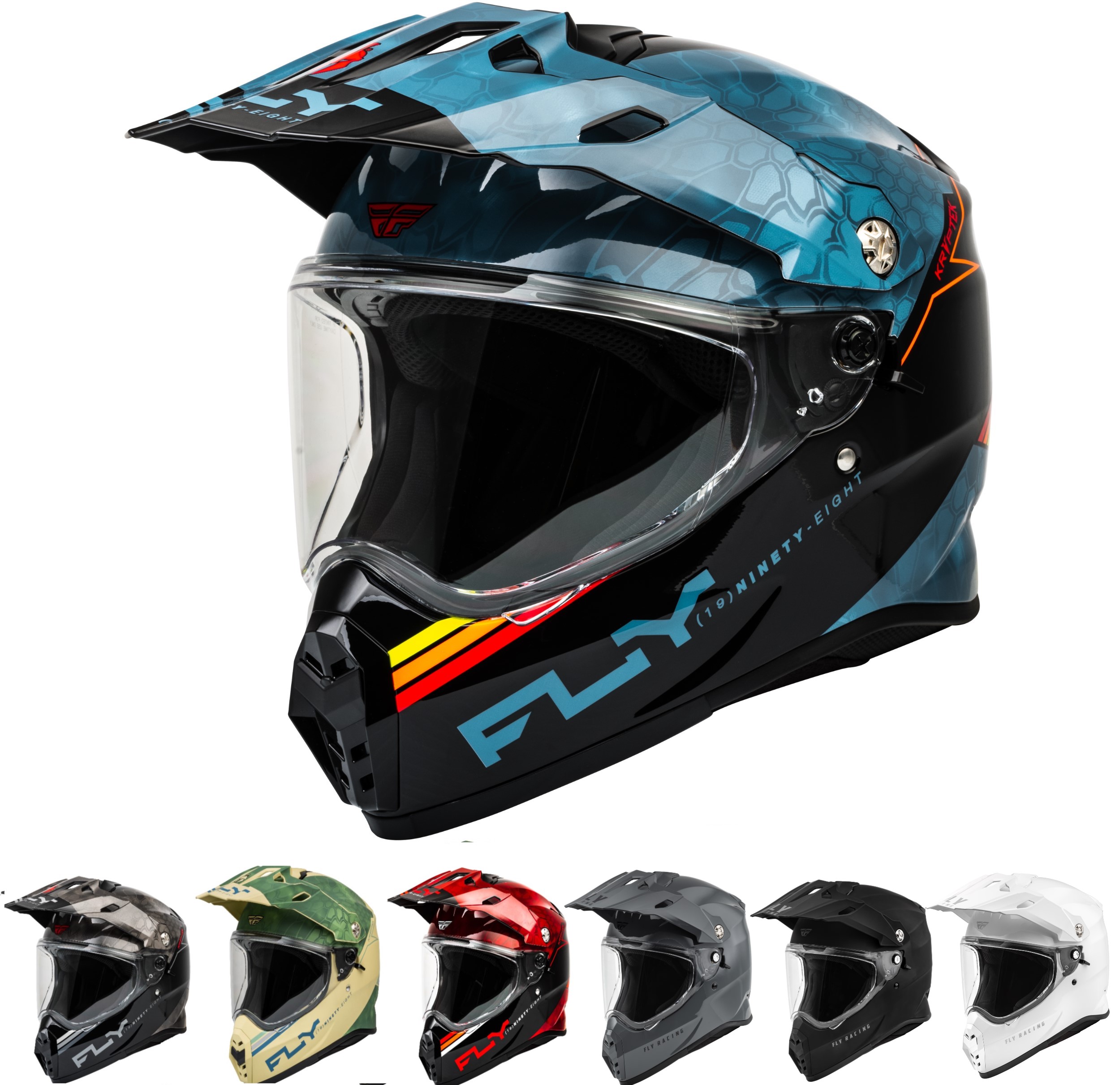 Fly Racing Trekker Kryptek Conceal MX ATV Off-Road Motorcycle Helmet