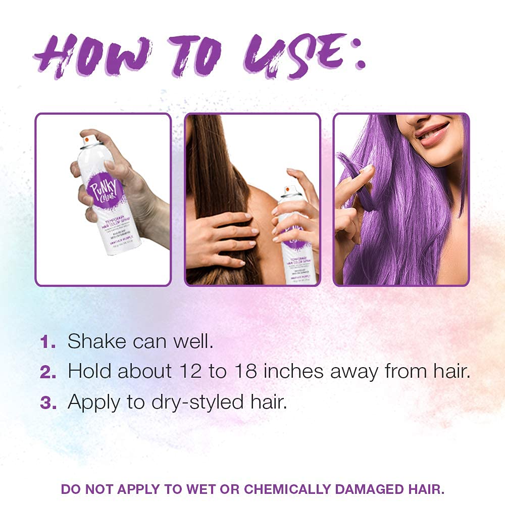 Jerome Russell B Wild Punky Temporary Hair Color Spray, 3.5 oz.