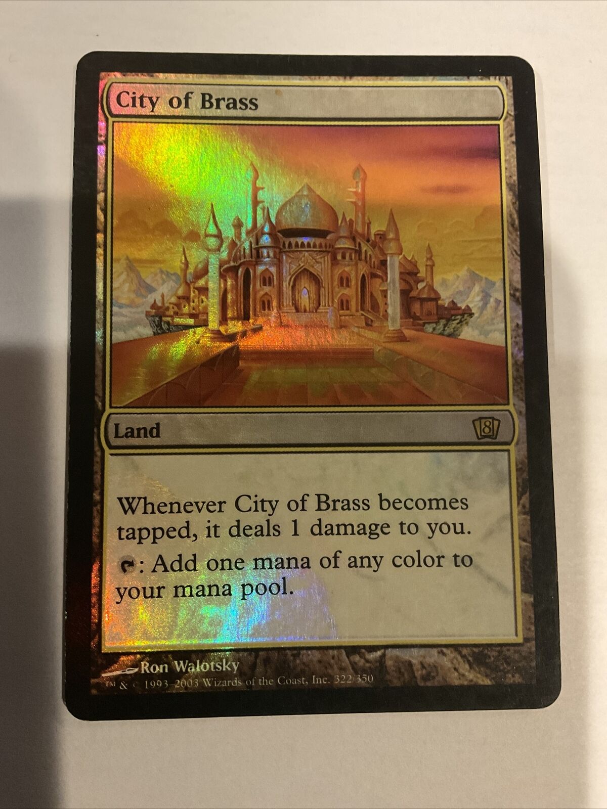 MTG foil 真鍮の都/City of Brass MTG 真鍮の都 foil 真鍮の都/City of Brass 7ED英語foil City of