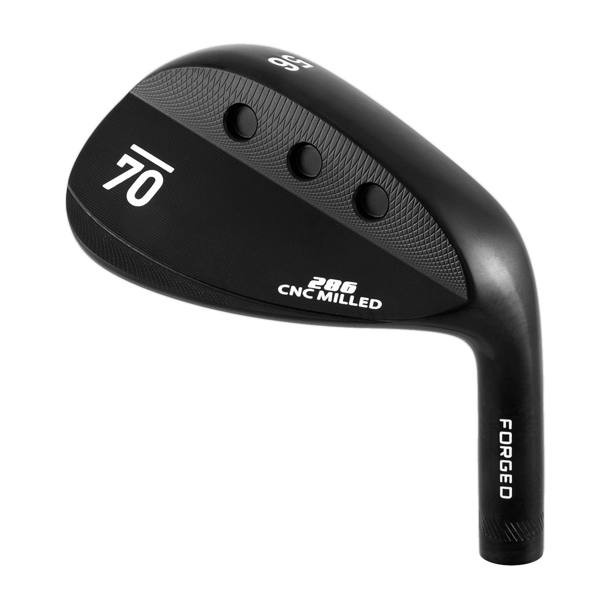 LEFT HAND Sub 70 286 Forged Black Wedge Heads - .355 Taper Hosel - HEAD ONLY - Picture 5 of 14