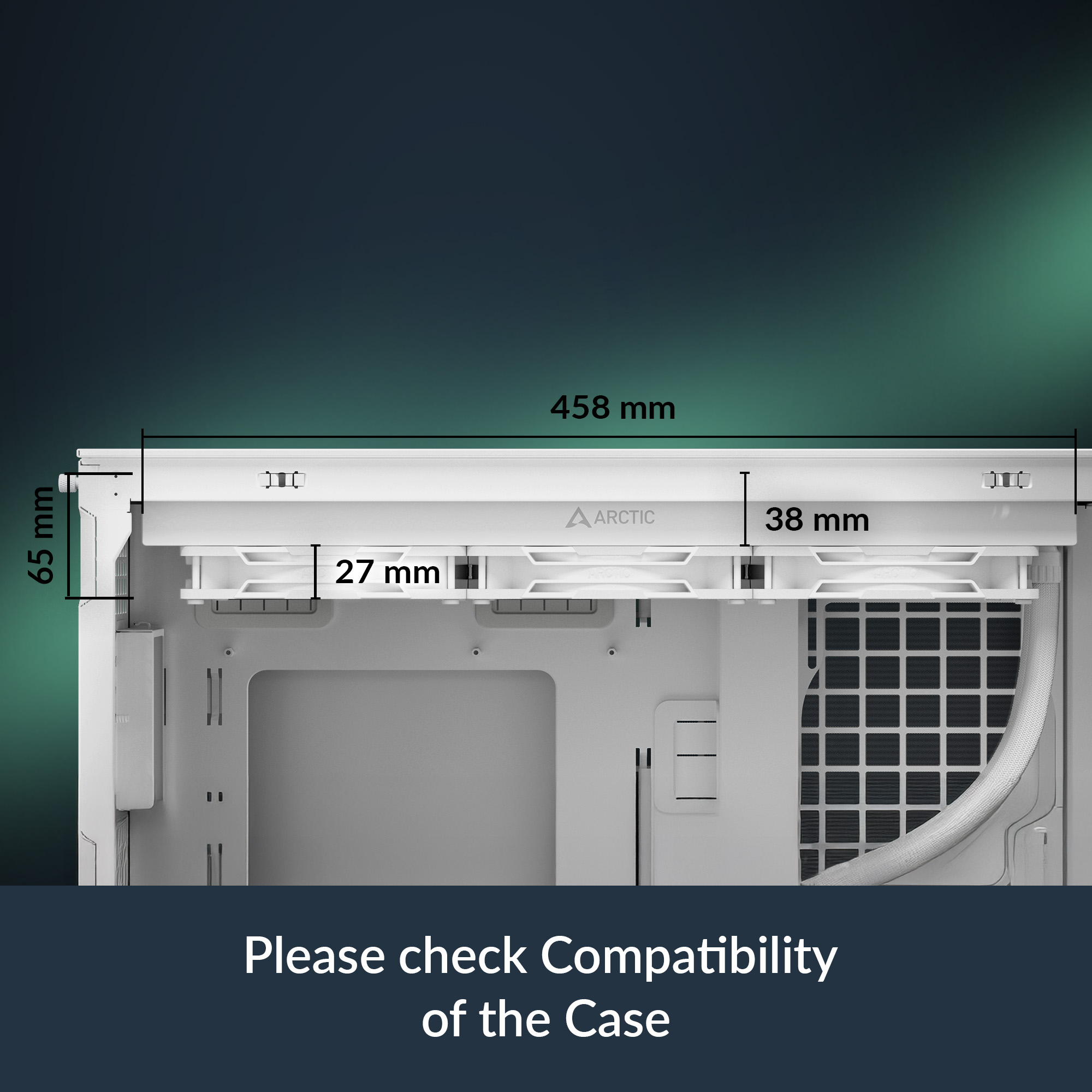 ARCTIC Liquid Freezer III Pro 420 A-RGB white PC Water Cooler Cooling CPU - Afbeelding 2 van 9