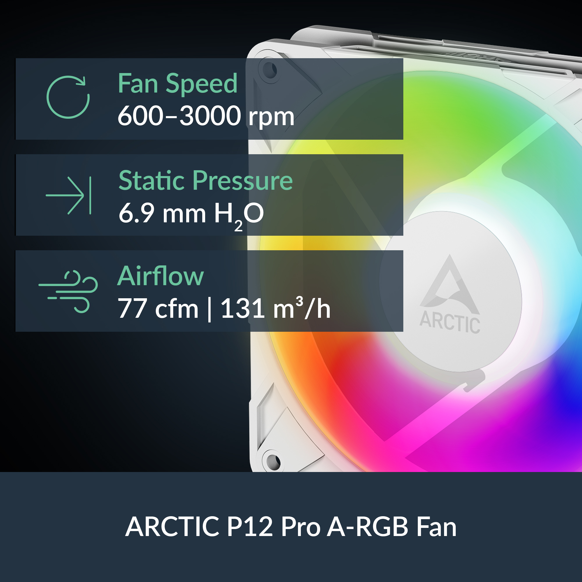 ARCTIC Liquid Freezer III Pro 360 A-RGB white PC Water Cooler AIO Cooling CPU - Afbeelding 3 van 9
