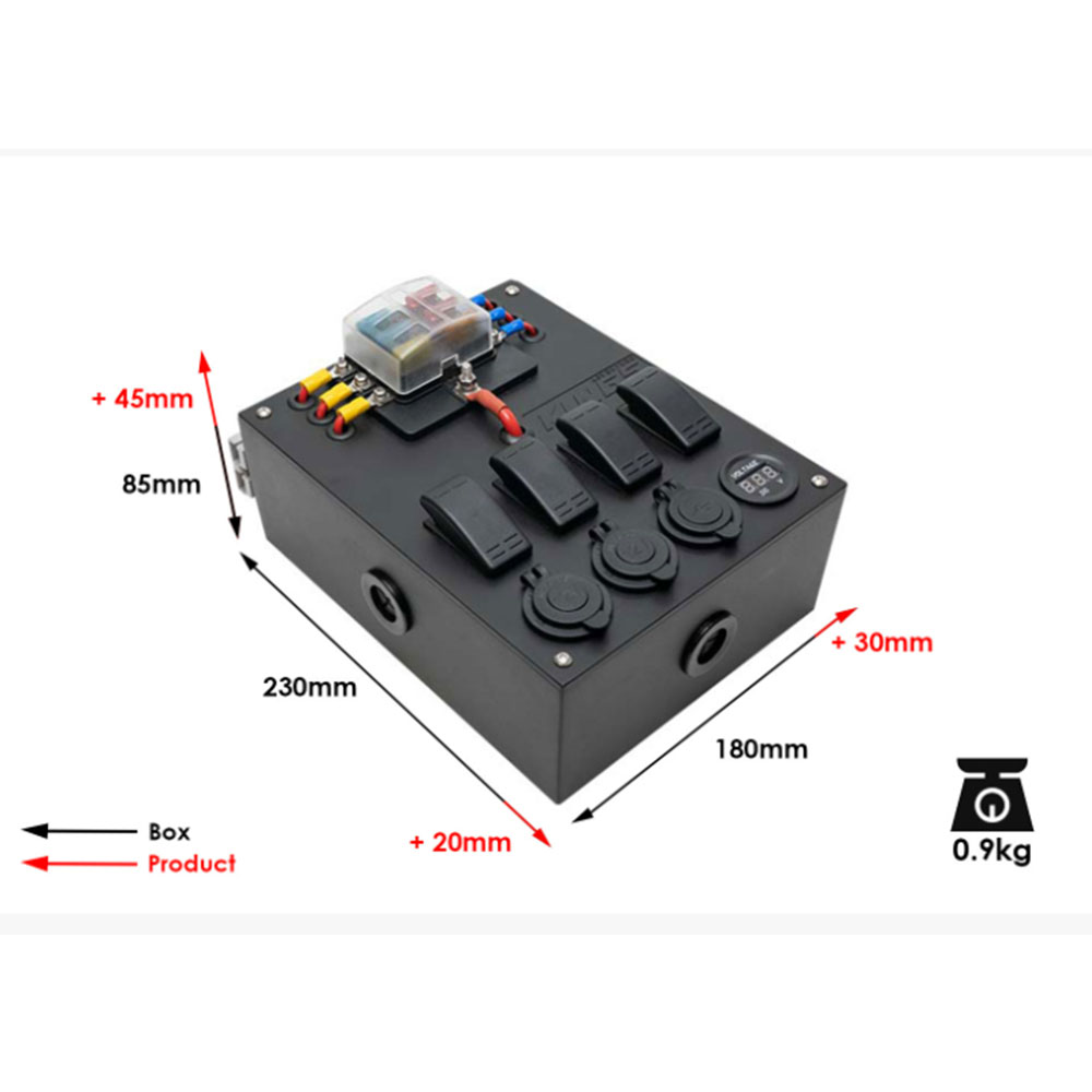 compact control box dimensions