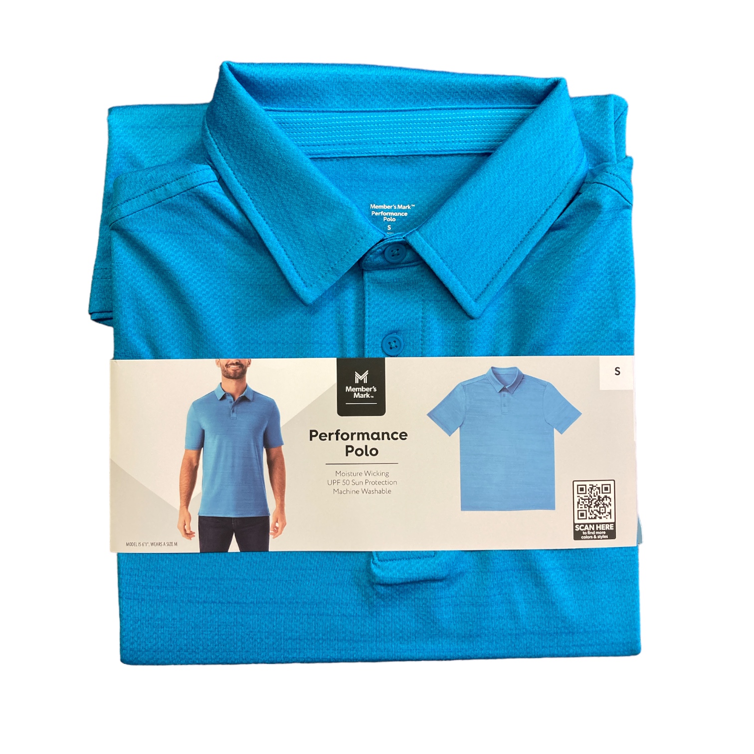 Polo de rendimiento member's Mark de manga corta que absorbe la humedad para hombre - Imagen 10 de 22