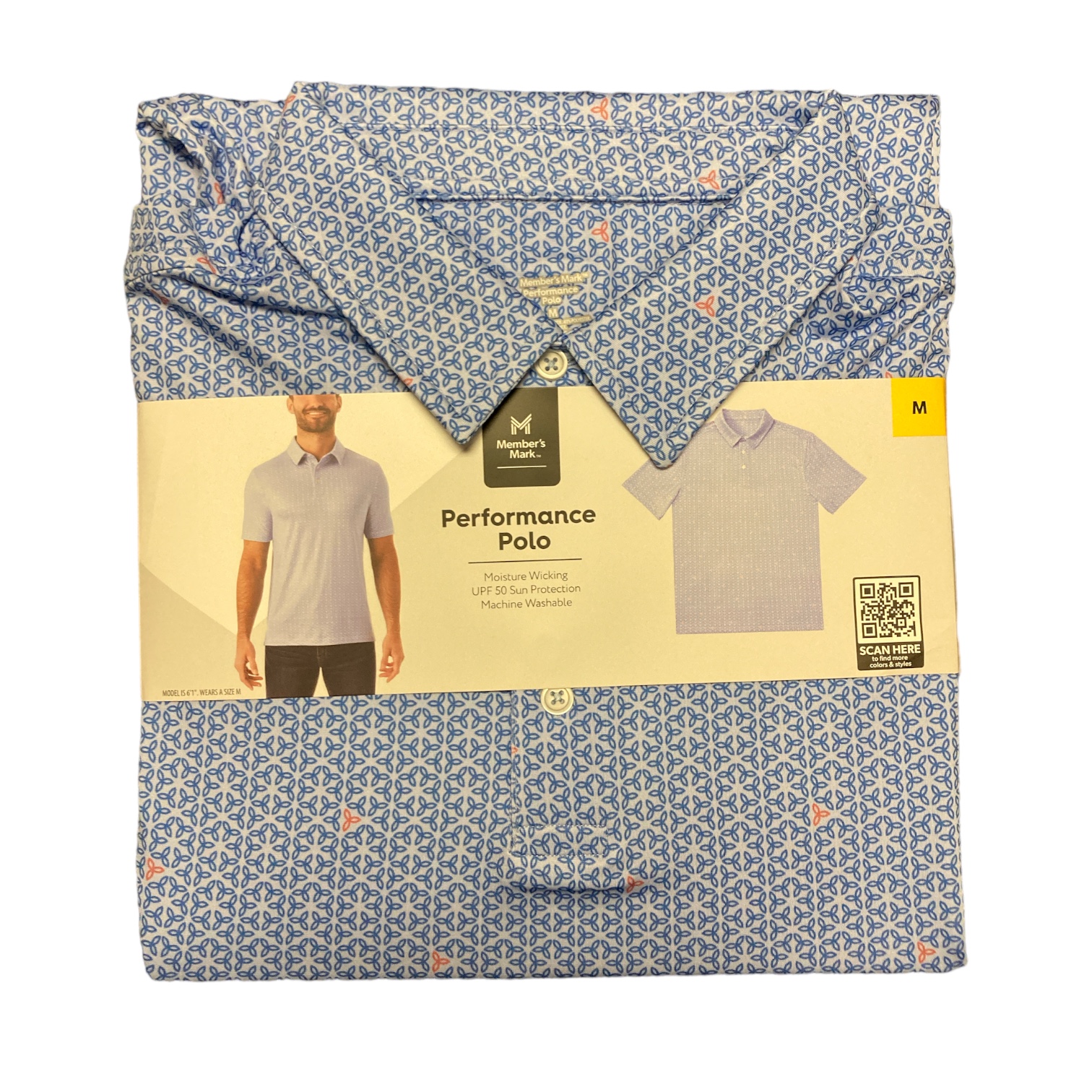 Polo de rendimiento member's Mark de manga corta que absorbe la humedad para hombre - Imagen 20 de 22