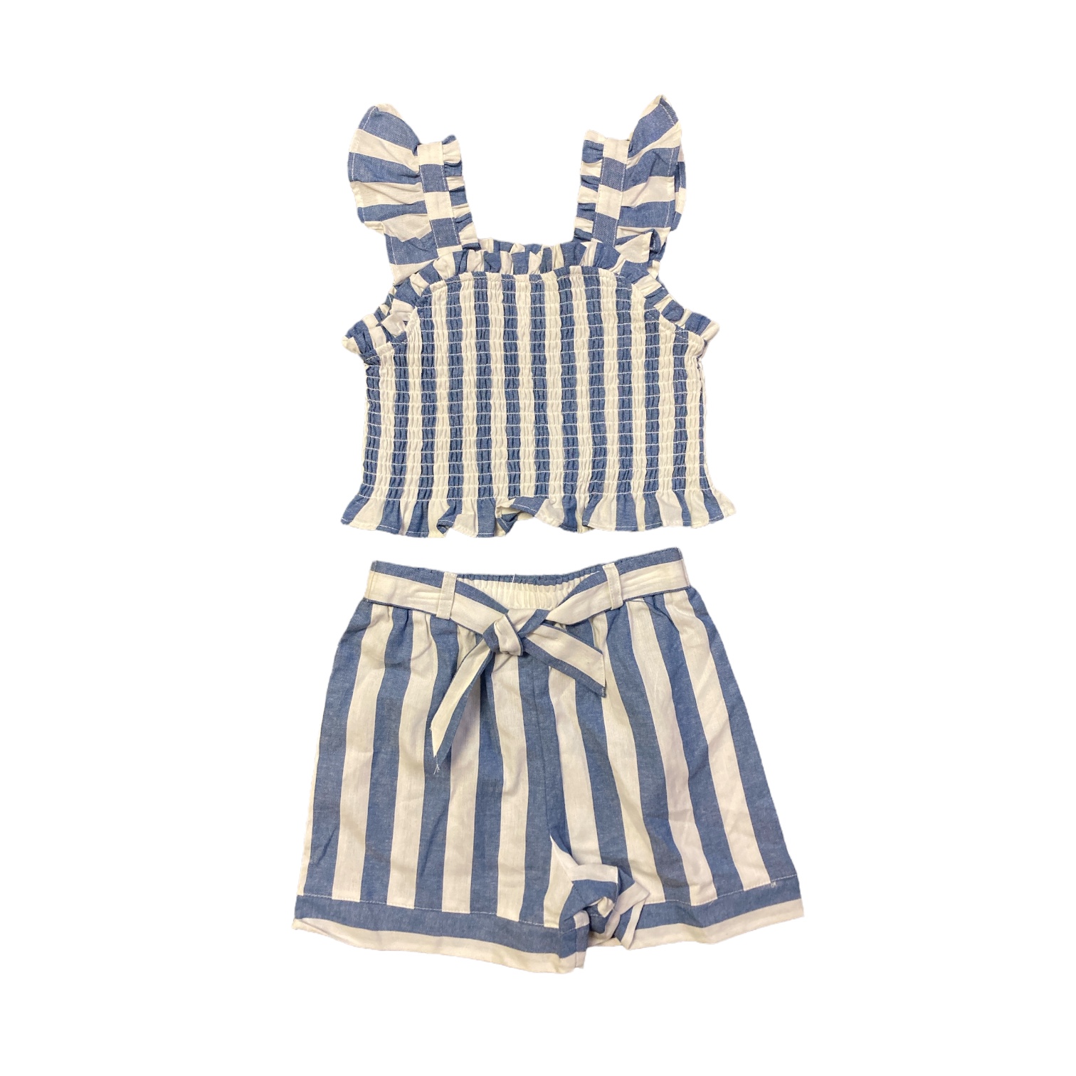 Rare Editions Toddler Youth Girl's 2 Piece Lightweight Top and Short Set, S920 - Picture 4 of 9