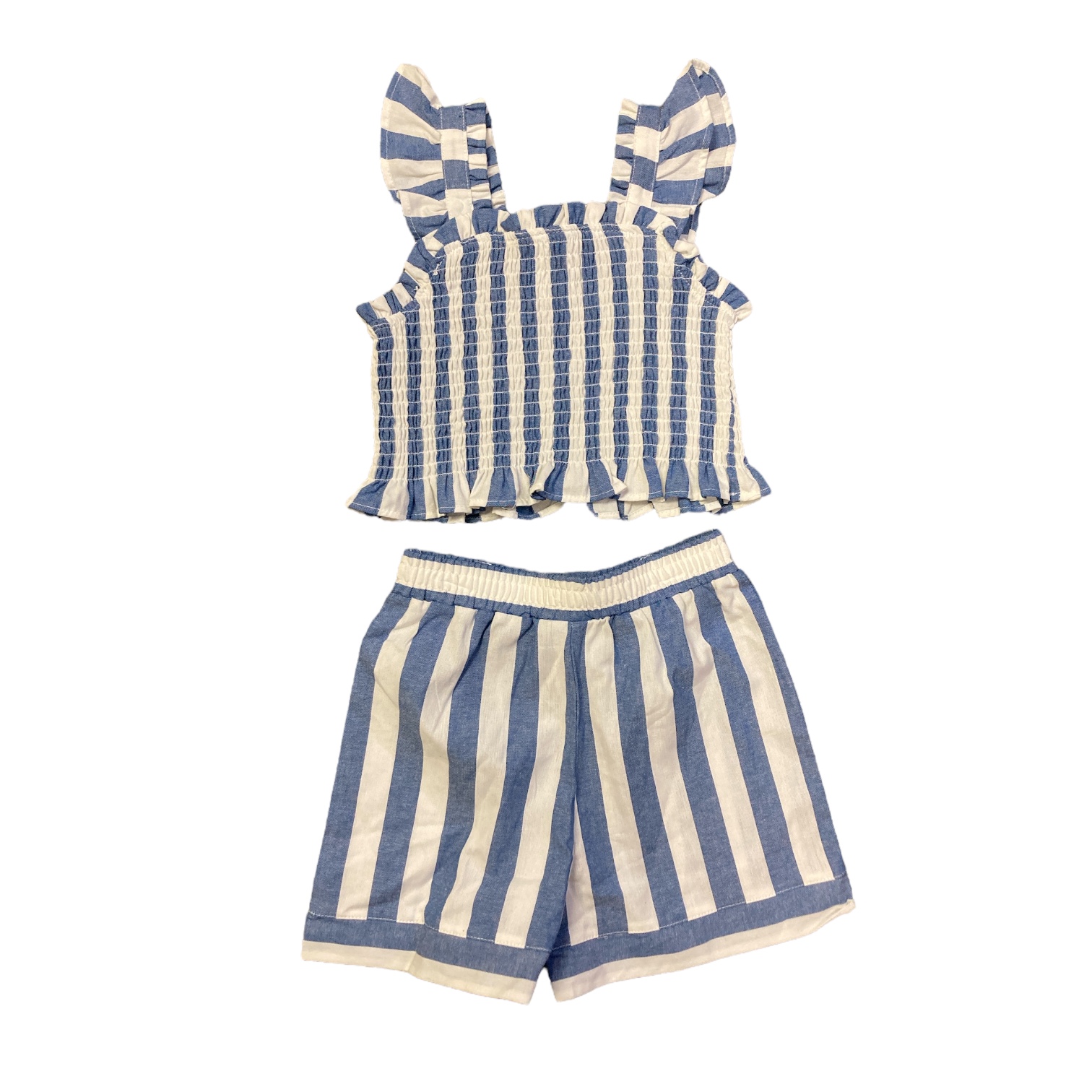 Rare Editions Toddler Youth Girl's 2 Piece Lightweight Top and Short Set, S920 - Picture 5 of 9