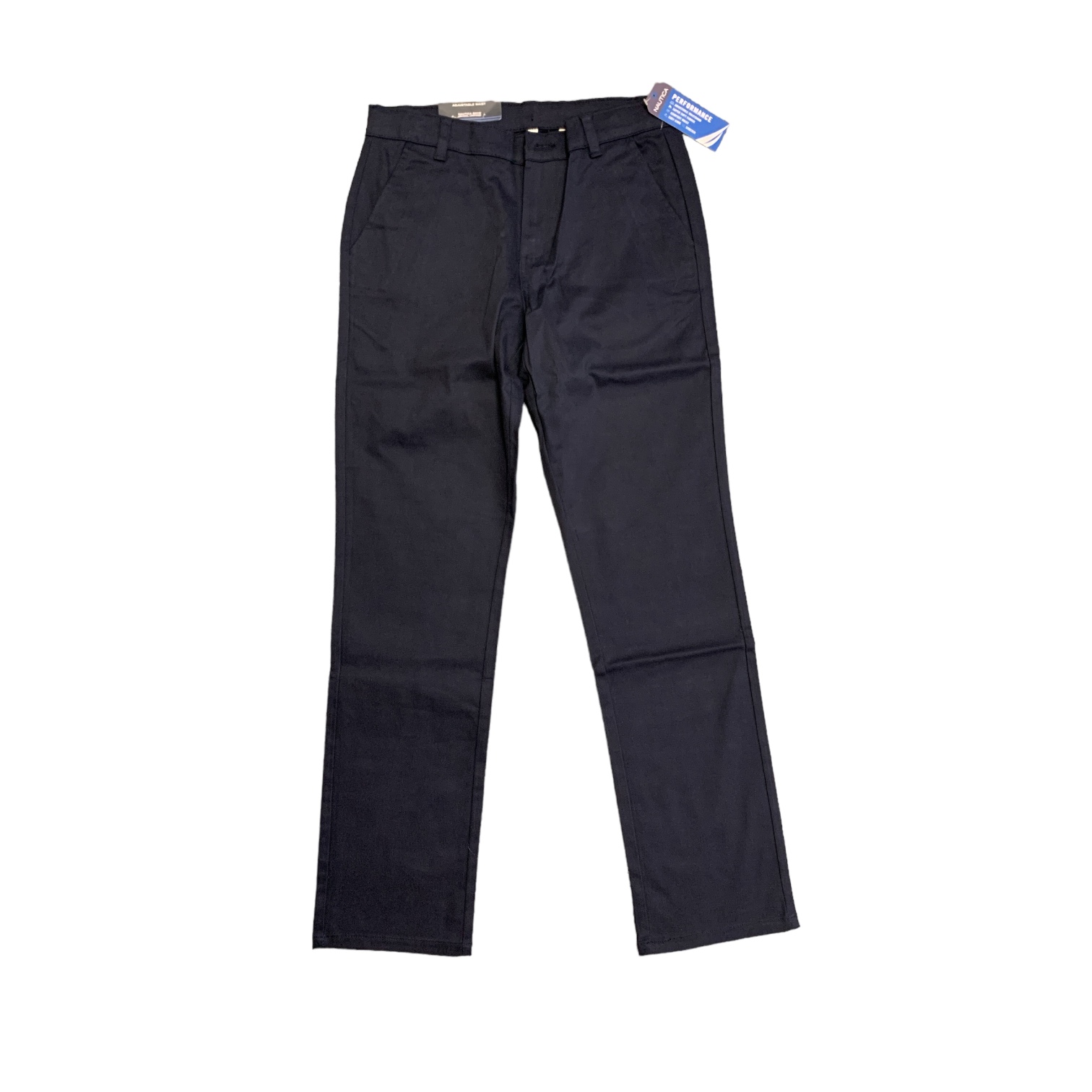 Nautica Youth Boy's Soft Stretch Adjustable Waistband School Uniform Pant - Picture 5 of 6