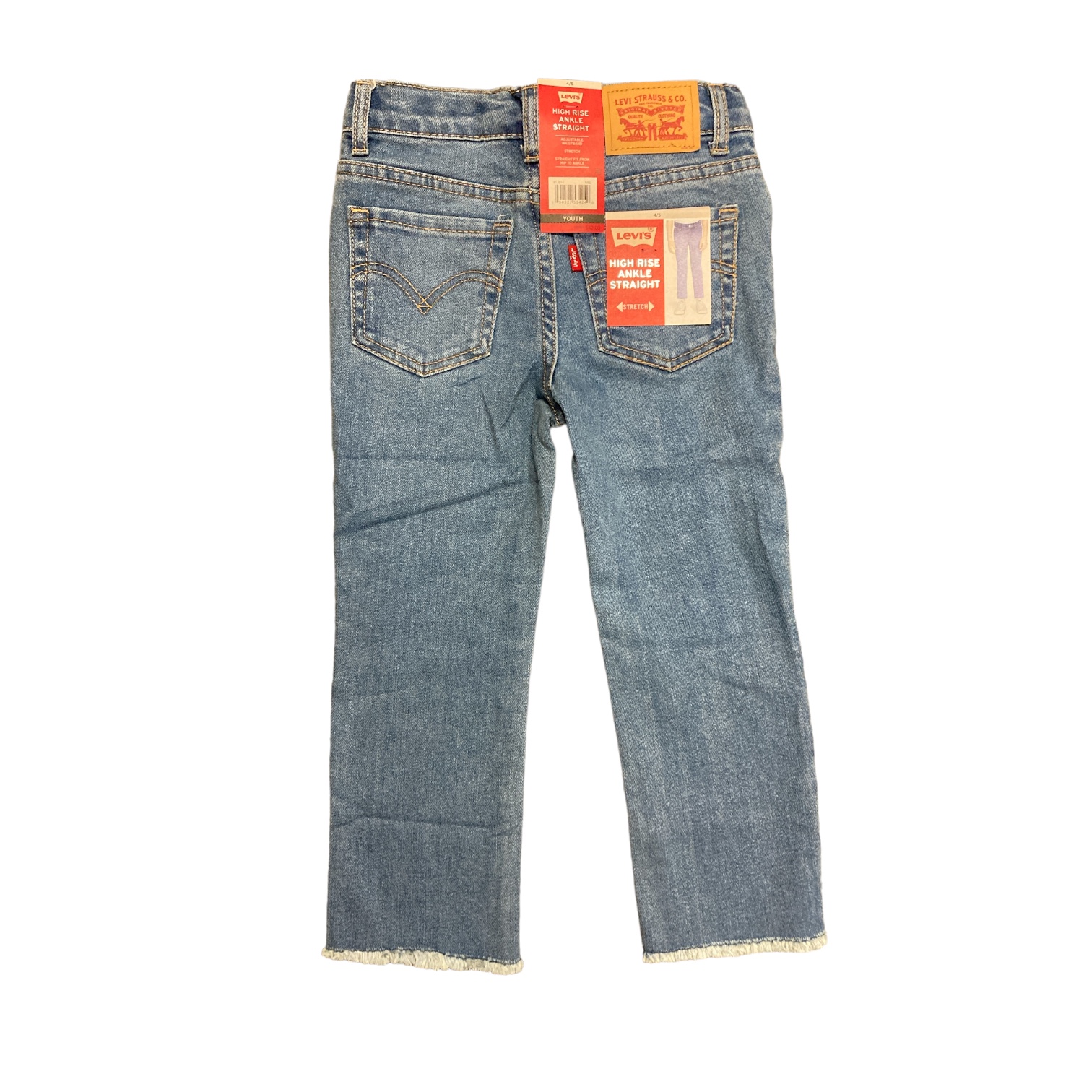 Levi Strauss Youth Girl's High Rise Super Skinny Stretch Adjustable Waist Jeans - Picture 12 of 12