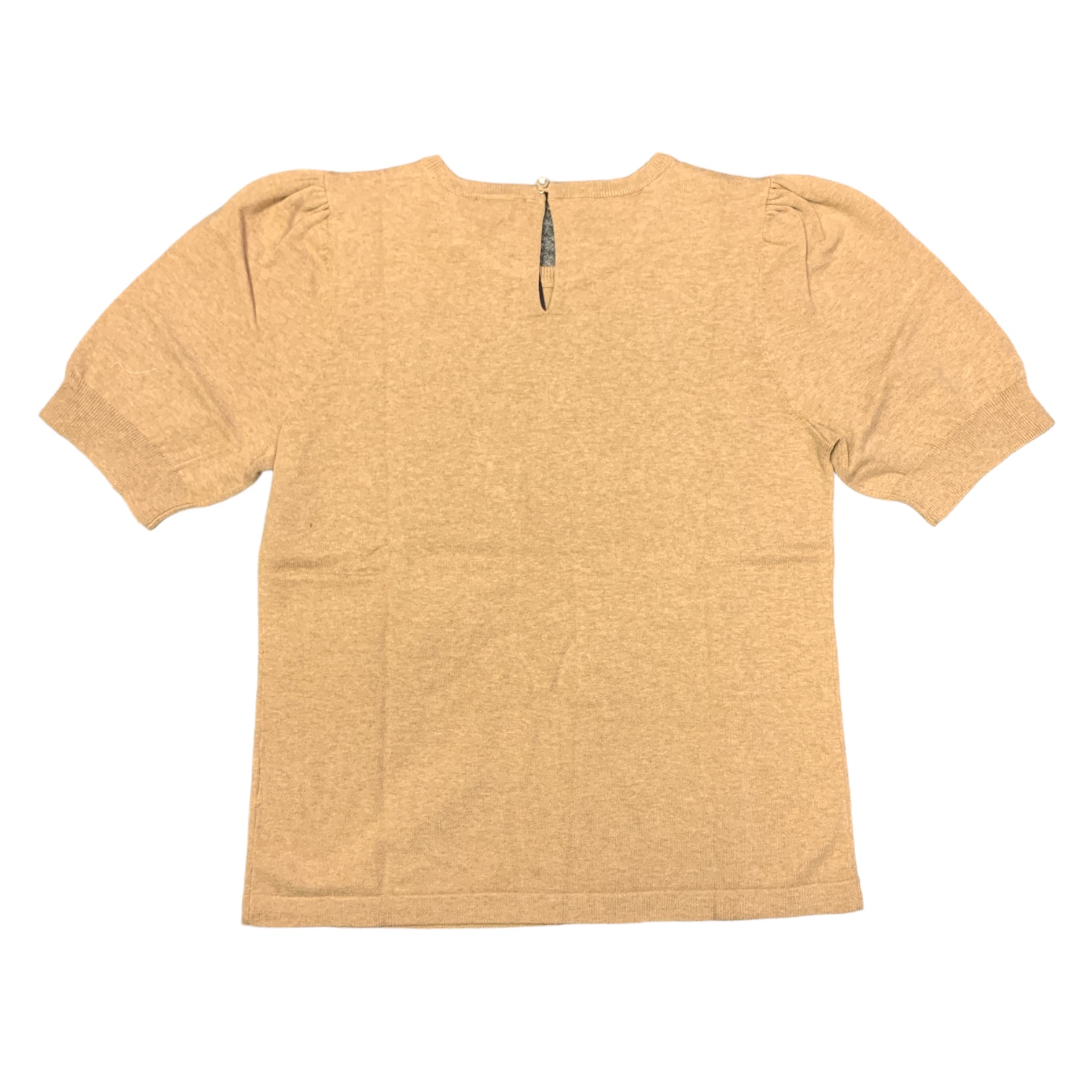 Vince Camuto Women's Lightweight Pearl Button Closure Short Sleeve Sweater - Picture 10 of 10
