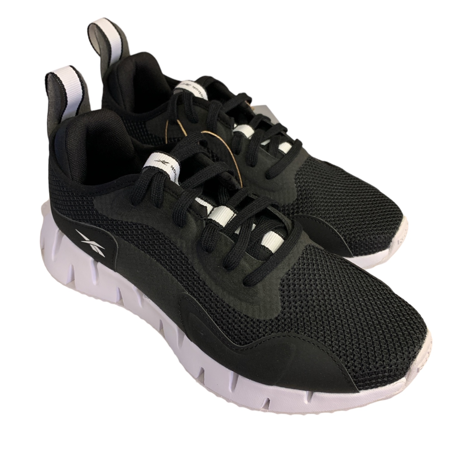 Reebok Womens Zig Dynamica CL Lightweight Lace Up Running Shoe, 10020888 - Picture 7 of 13