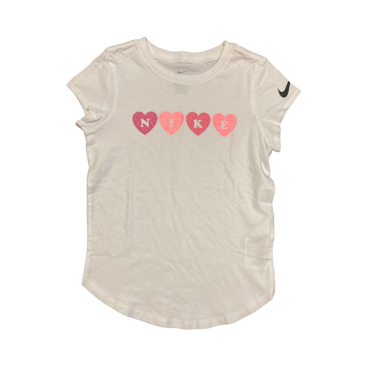 Nike Youth Girl’s Short Sleeve Curved Hem Classic Tee