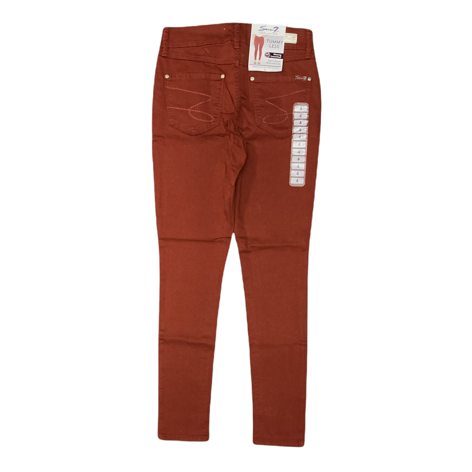 Seven7 Women's Tummyless High Rise Slimming Stretch Skinny Jeans