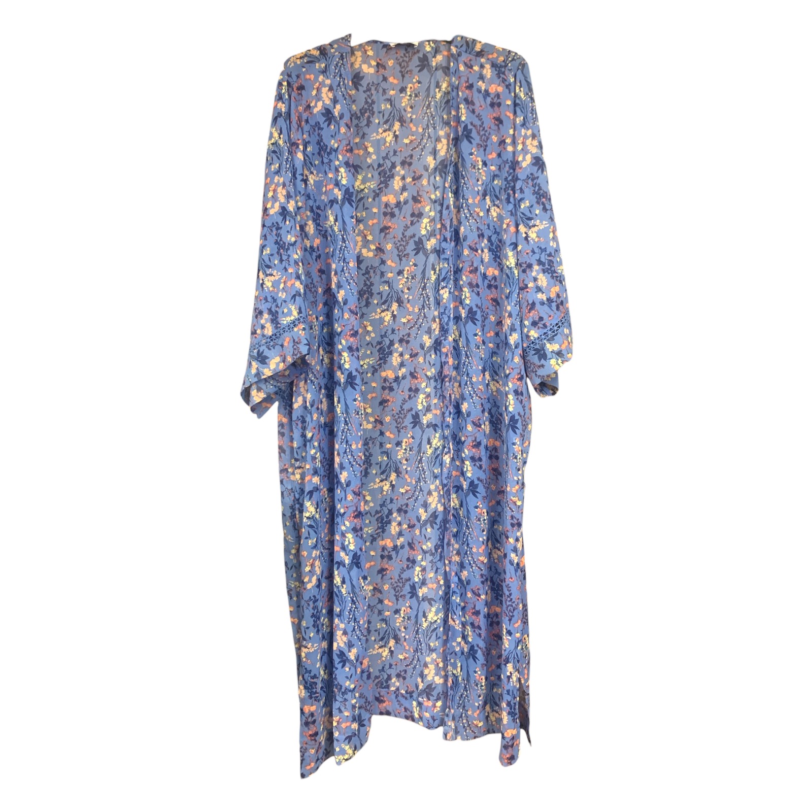 Jessica Simpson Womens Floral Kimono, Lightweight Chiffon Fabric