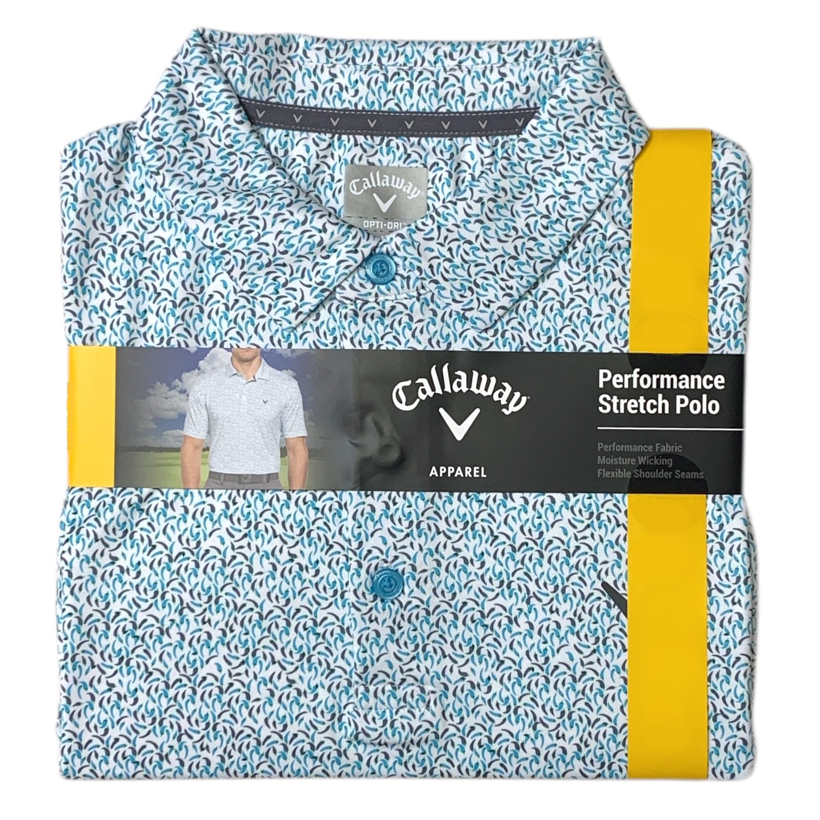 Callaway Men's Moisture Wicking Performance Golf Polo - Picture 14 of 17