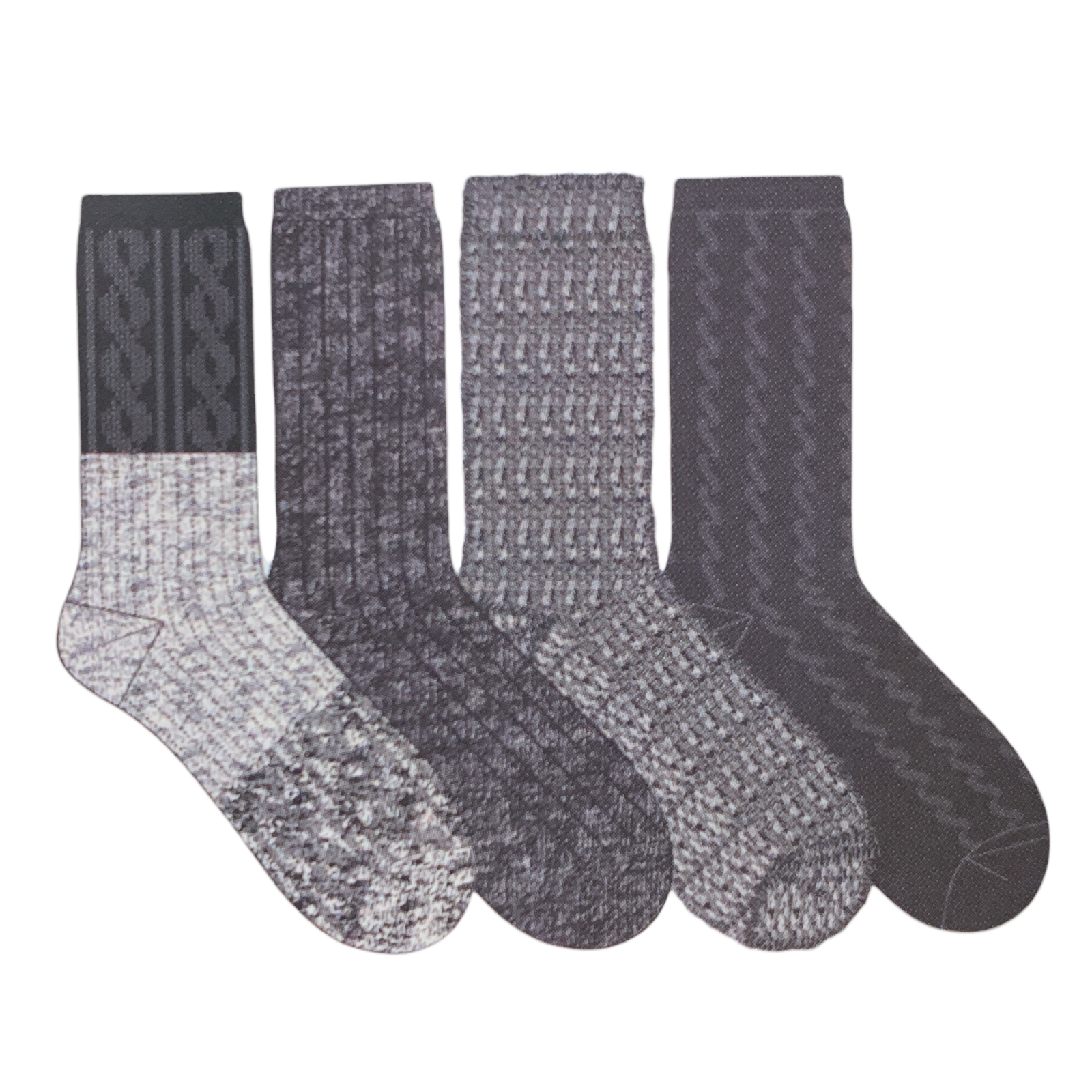 Cuddl Duds Women's Plushfill Super Soft Comfort Boot Socks, 4 Pair - Picture 4 of 8