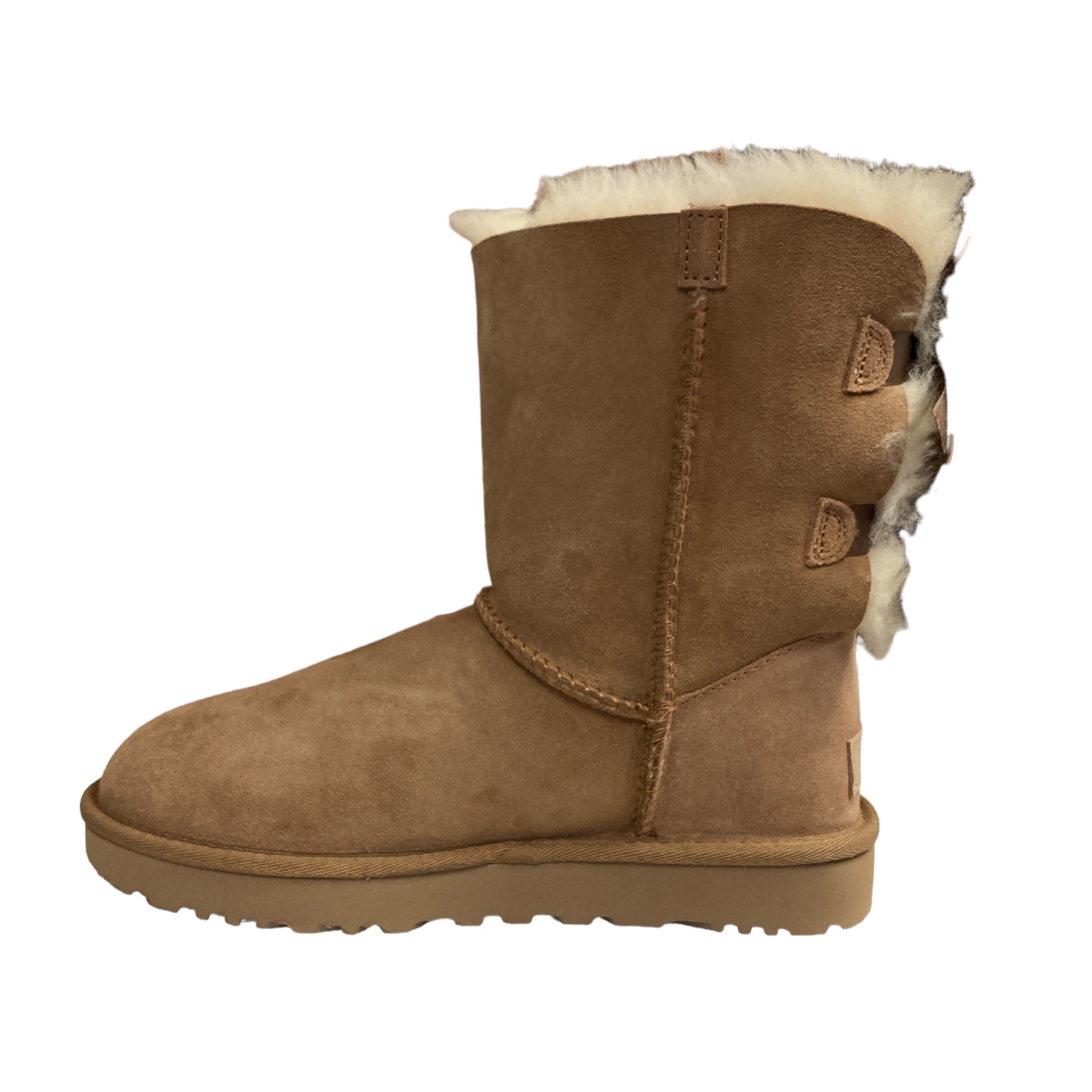 UGG Women's Bailey Bow II Slip On Sheepskin Lining Mid-Calf Boot - Picture 10 of 19