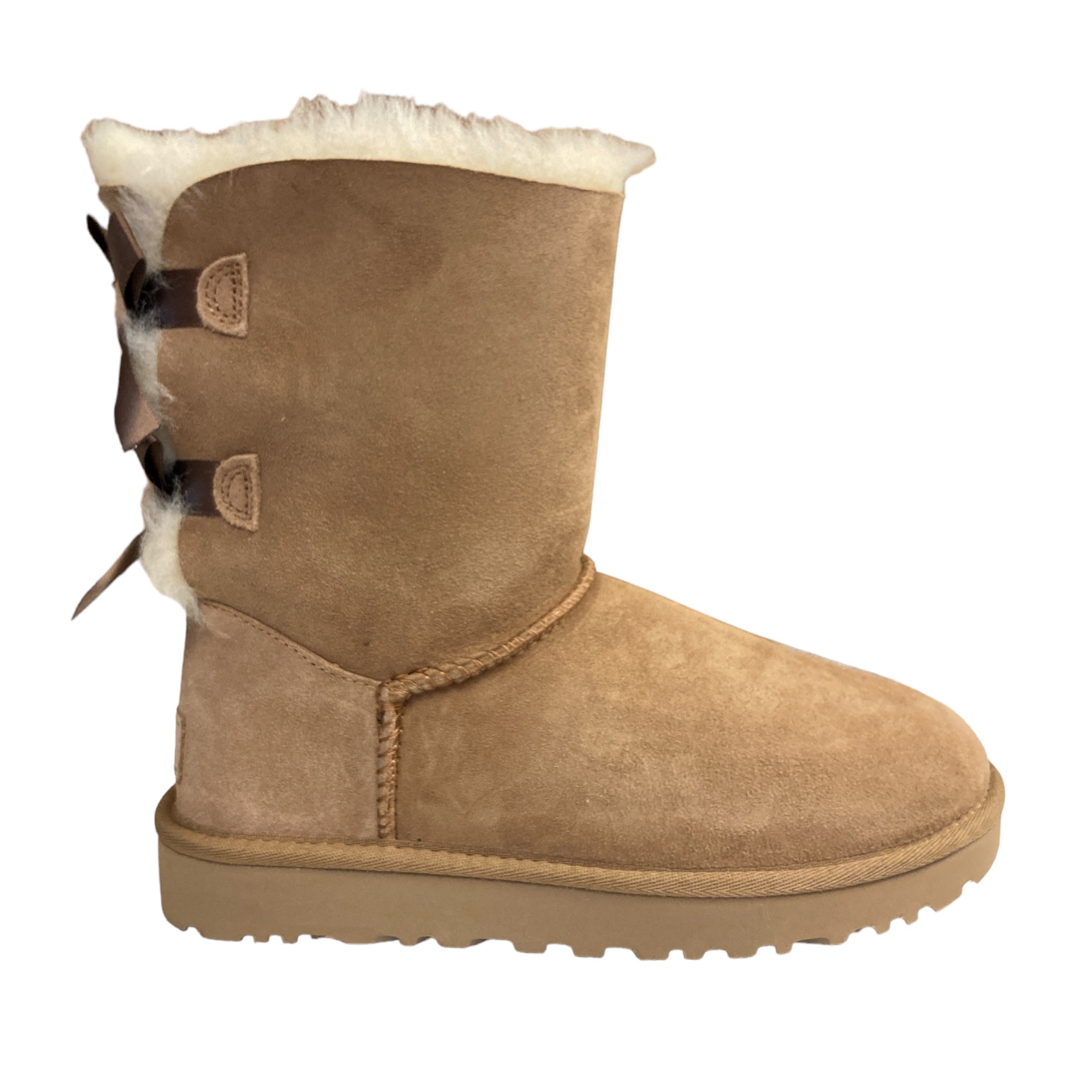 UGG Women's Bailey Bow II Slip On Sheepskin Lining Mid-Calf Boot - Picture 9 of 19