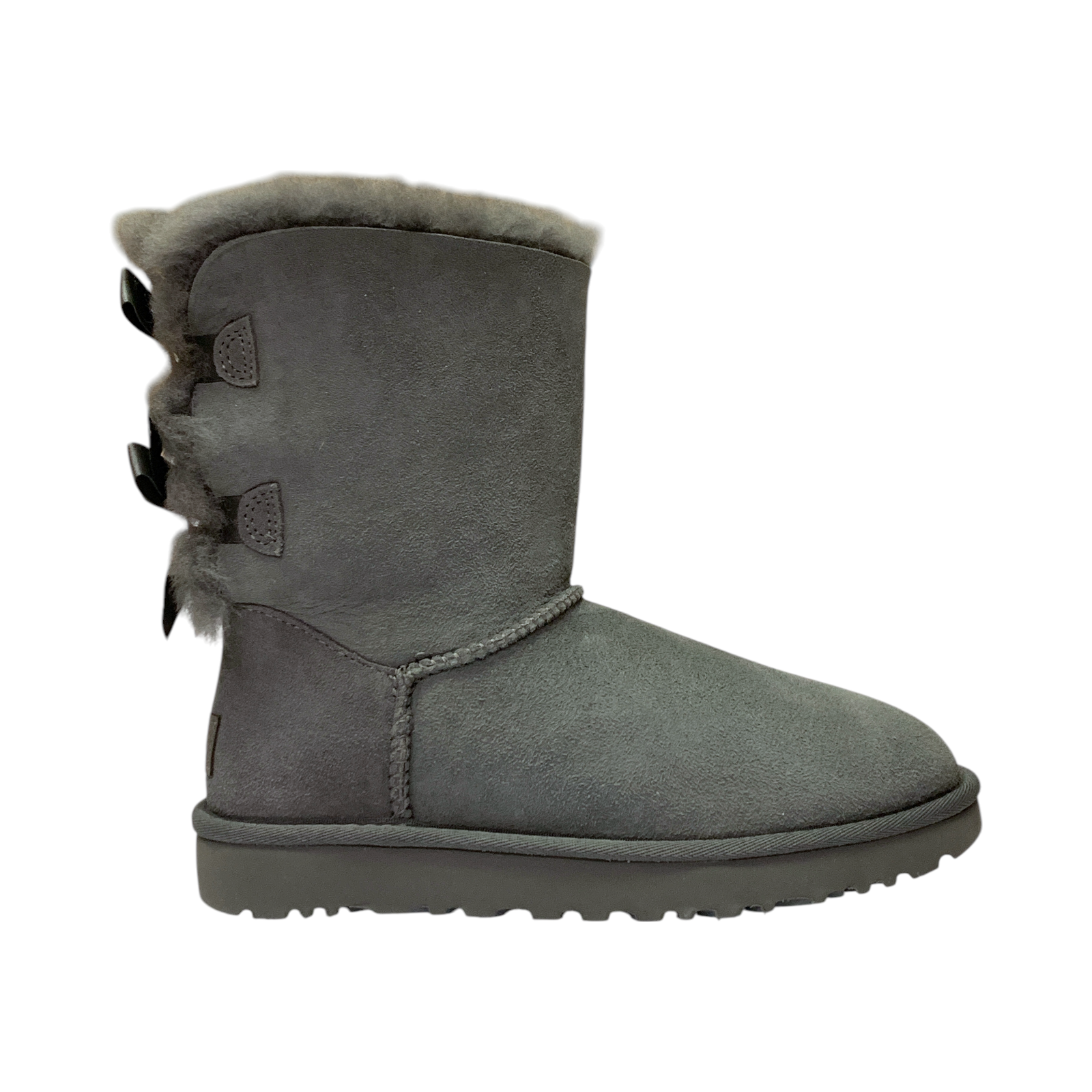 UGG Women's Bailey Bow II Slip On Sheepskin Lining Mid-Calf Boot - Picture 15 of 19