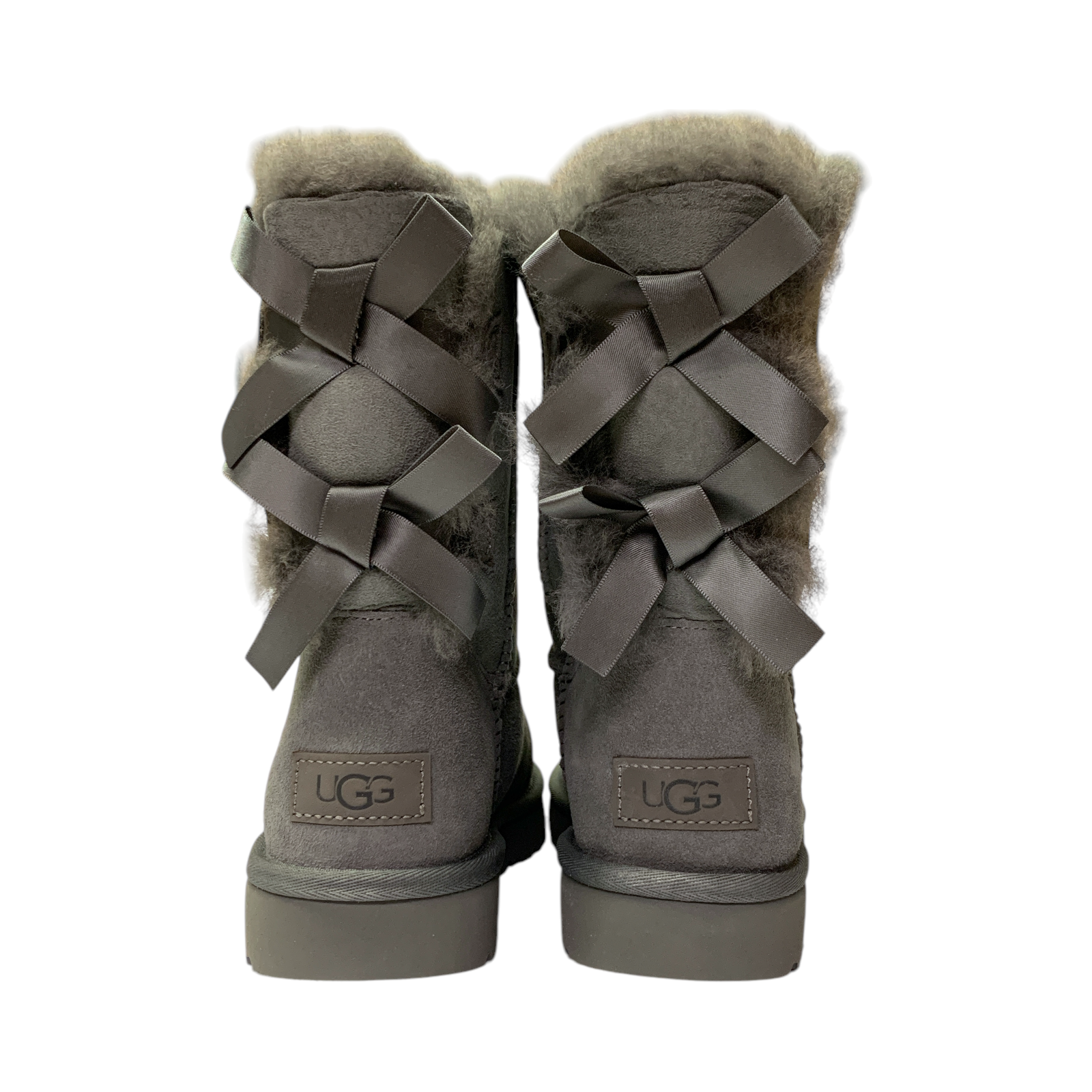UGG Women's Bailey Bow II Slip On Sheepskin Lining Mid-Calf Boot - Picture 17 of 19