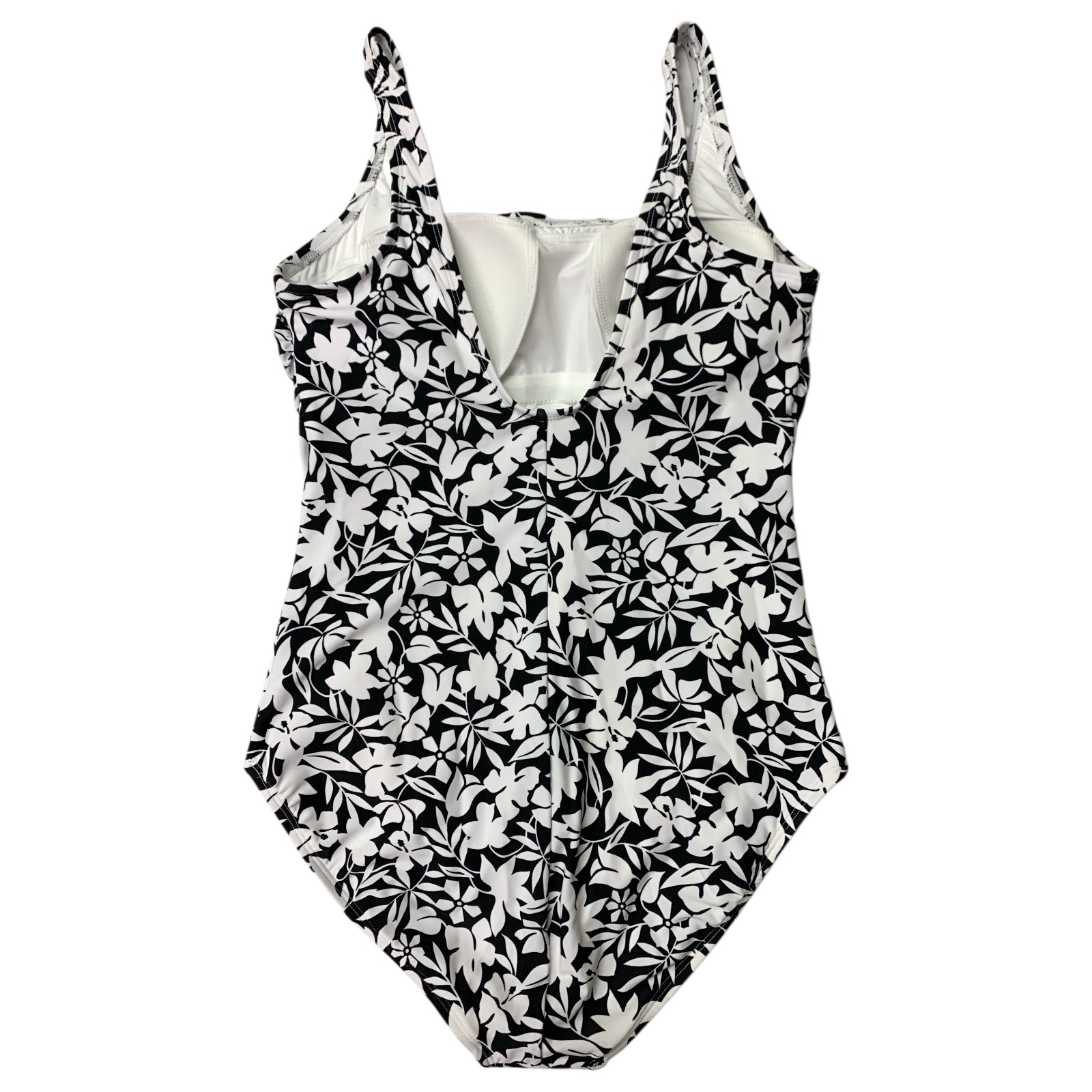 Lands' End Women's Fully Lined Scoop Neck One-Piece Swimsuit - Picture 11 of 11
