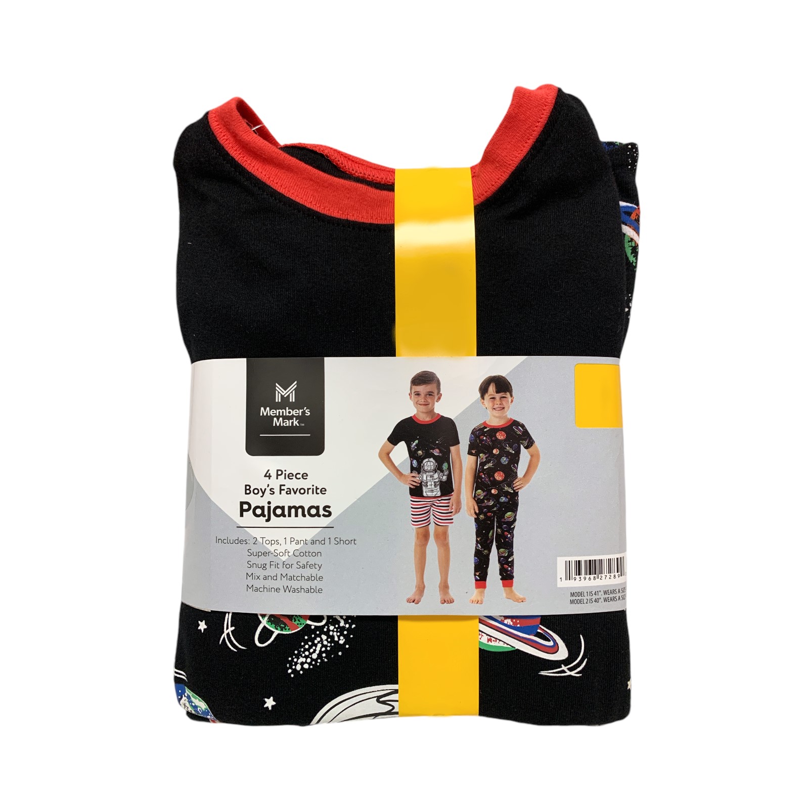Member's Mark Boy's 4 Piece Super Soft Mix and Match Favorite Pajamas - Picture 8 of 9